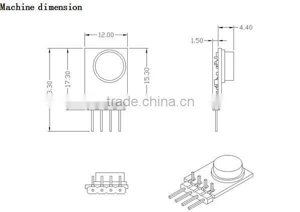 NiceRF low cost embedded ASK digital rf modulator receiver wireless module STX882