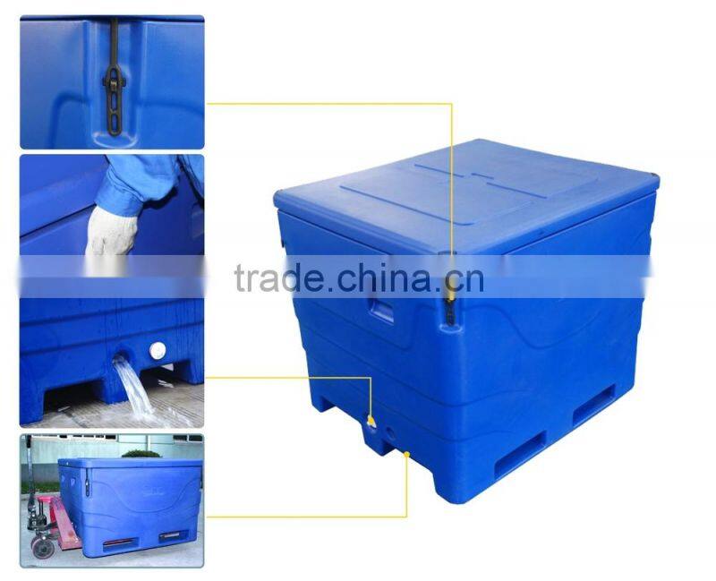 fish transport box mobile fish bin plastic fish storage container fish tub and fish tank