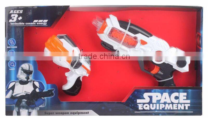 Hot item space toy gun electric gun with telescope and light sounds gun for kids