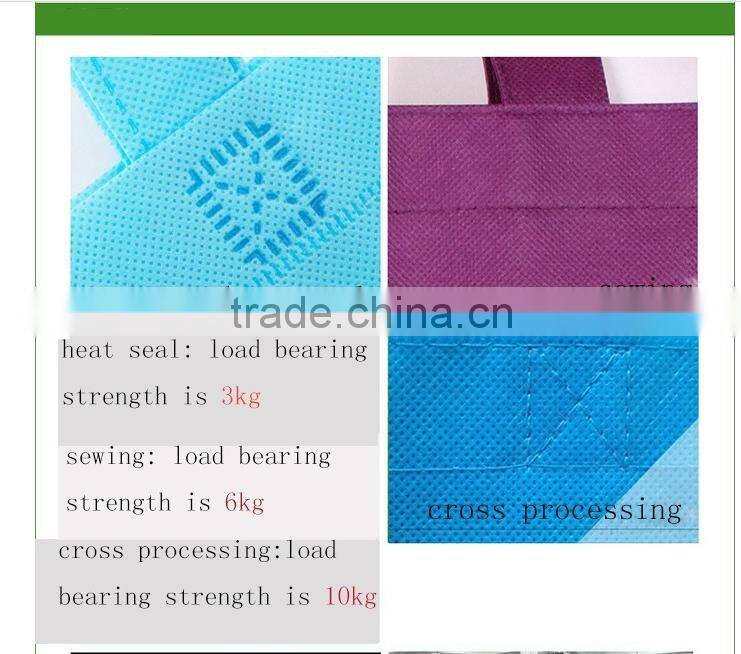 Custom non woven bag , 100% eco-friendly bag with tote