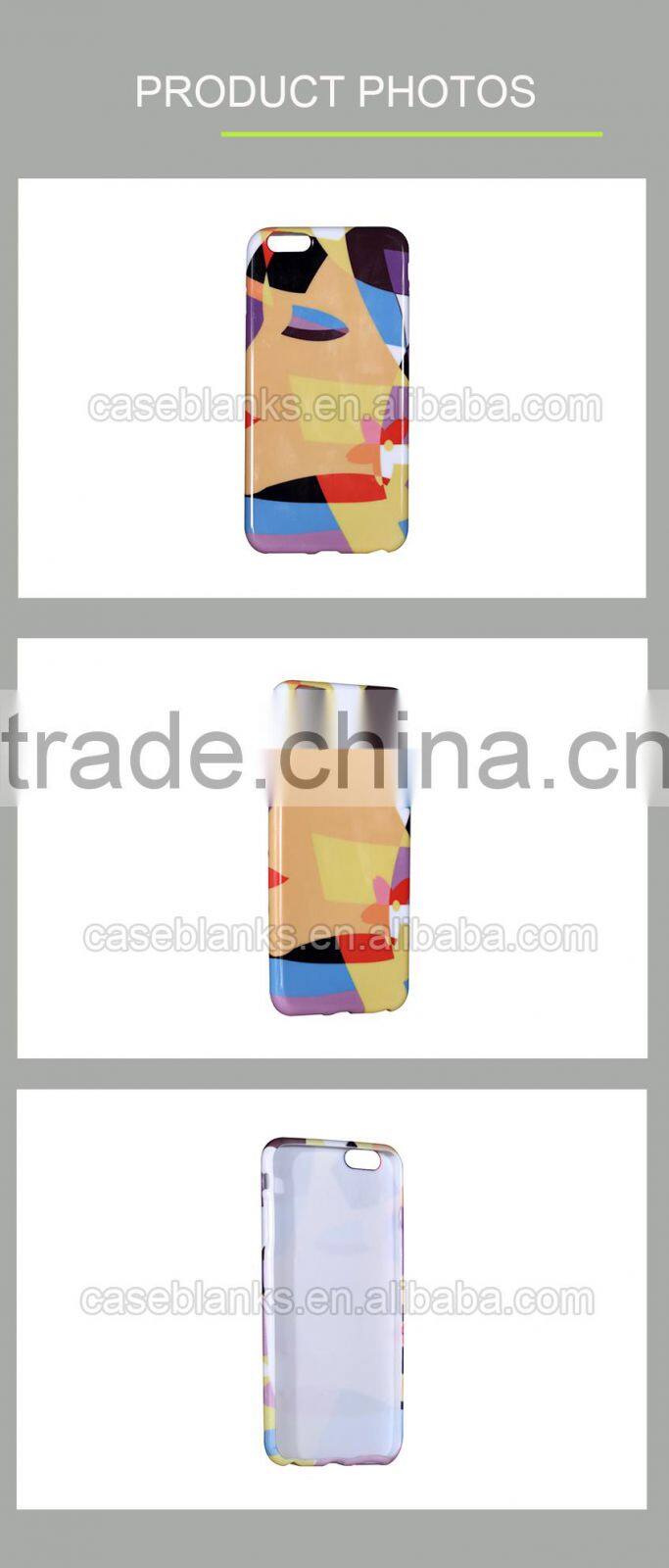 3D sublimation TPU Soft Low temperature Coated phone case for iPhone6s and others