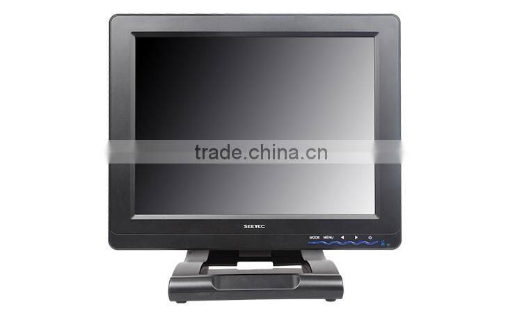 HDMI VGA input 12.1 inch touch screen foldable stand bracket led display advertising