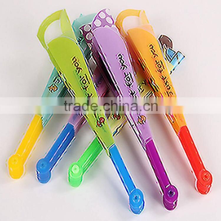 Plastic cartoon fans folding kid plastic hand fan customized printing fans