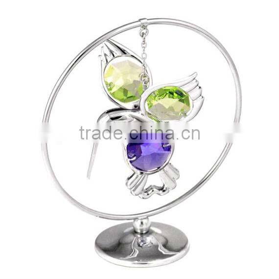 2013 hottest heart shape crystal paper clip bookmark