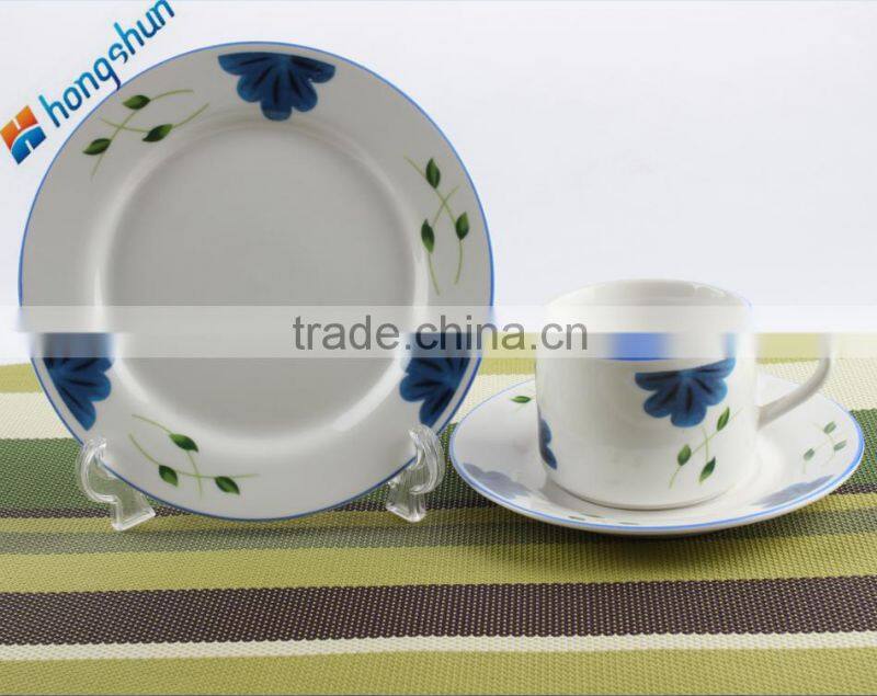 Ceramics super white dinnerware sets hongshun porcelain