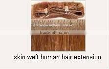 PU tape skin weft seamless remy human hair extension