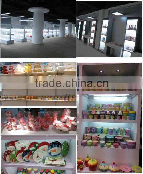 Ceramic Wholesale Mustache Storage Jars