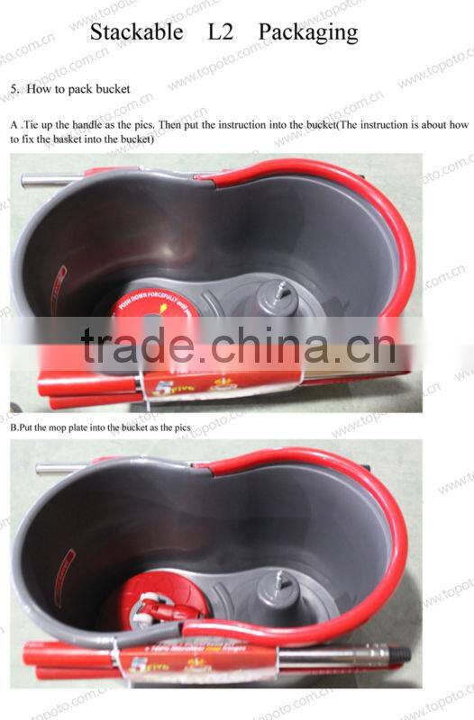 Hand Press Spin Mop Spin Go Mop Made in China