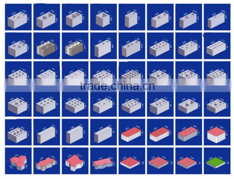 QT4-15 Flyash paver brick making machine