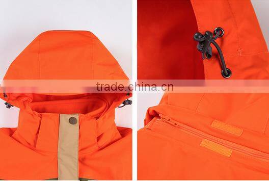 Custom women 3 in 1 waterproof outdoor jacket
