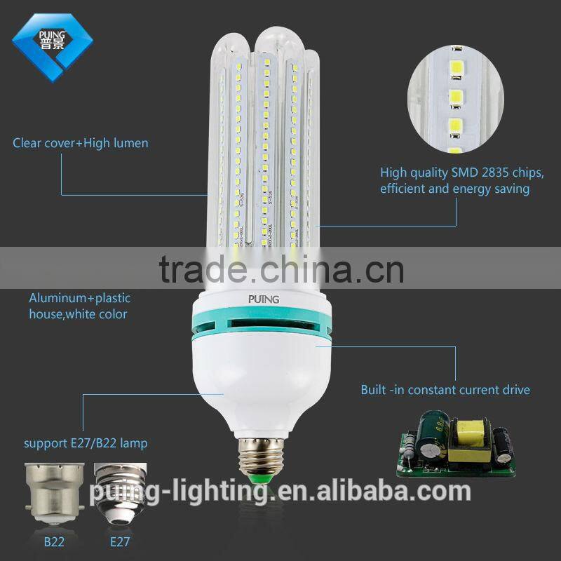 110lm/w ra>80 pf>0.9 82% energy saving clear glass led bulb lamp corn light 60w