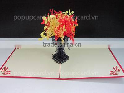 3D pop up Thank you Pigeon card