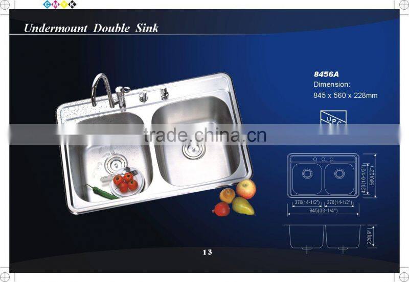 cUPC topmount kitchen sink 8456A
