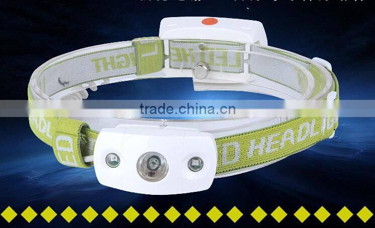 Fashion led headlamp for camping 100pcs per carton led headlight for hunting