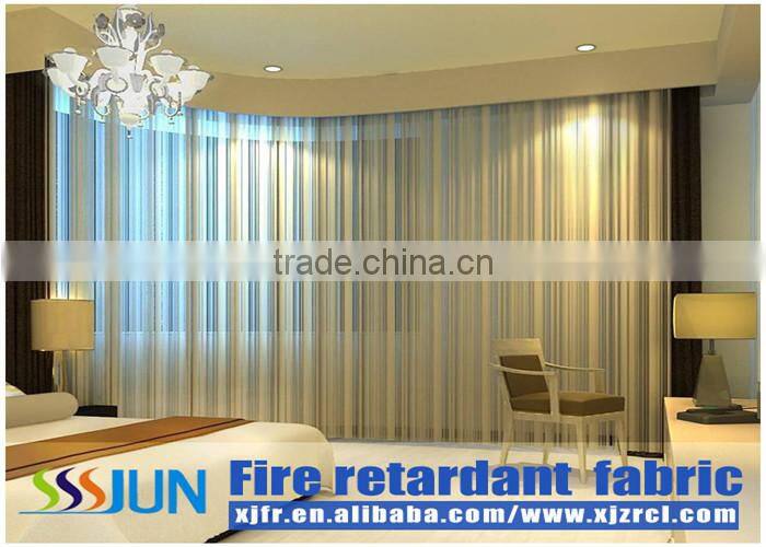 Permanent Flame Retardant Window Screen Fabric Of Good Quality In Hotel E002