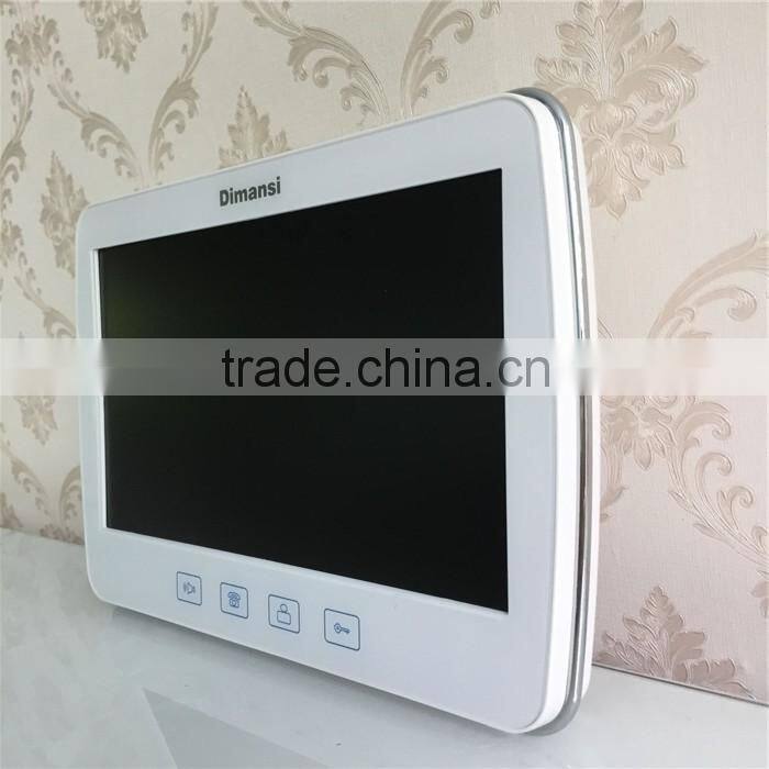 ETE 10 inch home remote unlock control system 10"tft-lcd 500tvline video door phone intercom video door phone