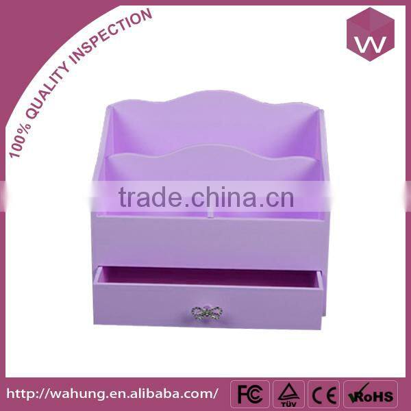 Customized high lacquer round wood present gift box with lid