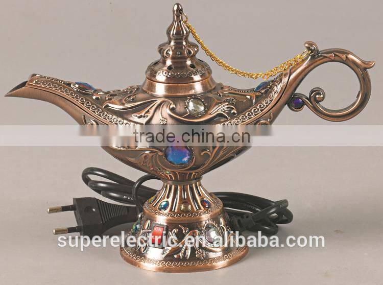2016 latest design arabic censer and thurible custom made electric mini portable incense burner