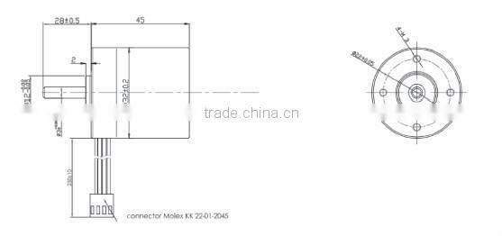 BL3245 70% high efficiency garden dc motor