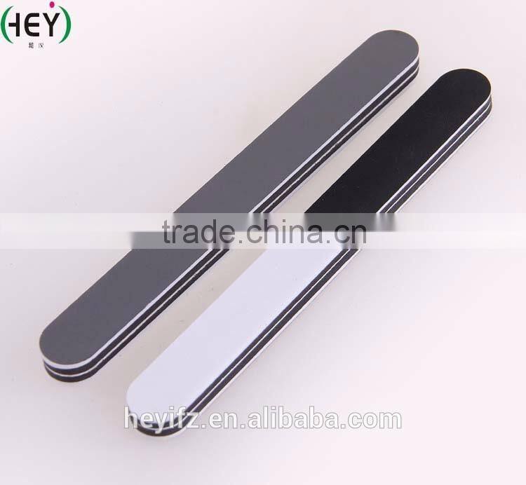 Hot Sell EVA 2 Sides Black And White Nail File Strip For Nail Art