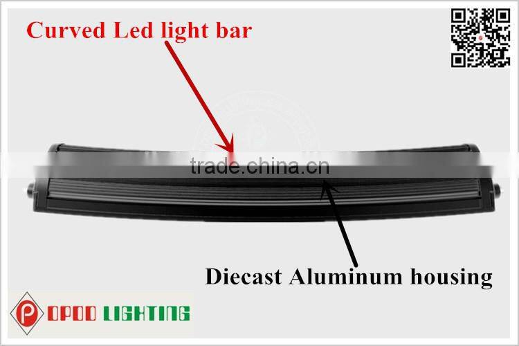 72w led light bar for jeep truck atv , dual row spot flood 72 watt led light bar