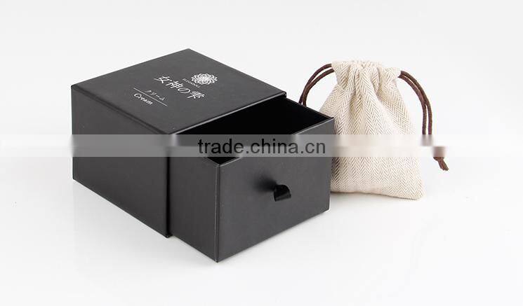 white textured gold foil writing black Contact lenses case packaging pouch