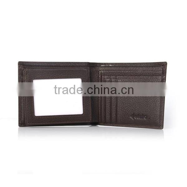 fashion wholesale leather men's wallet with good quantity