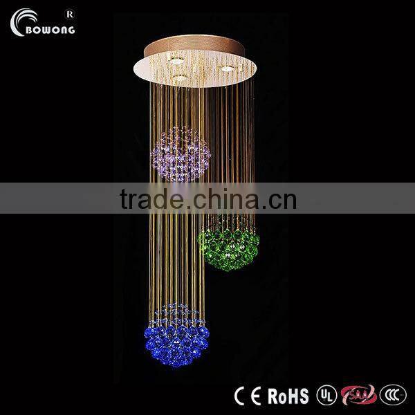 Crystal ceiling hanging pendant lamp