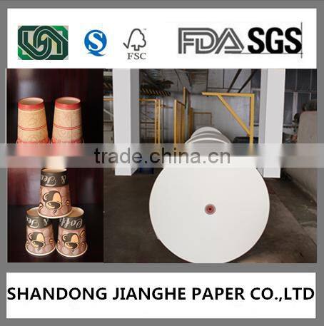 Paper cup base paper printing effect is good, white degree is appropriate