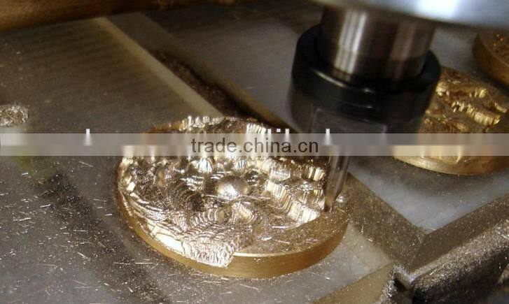 high quality 4 axis double chuck CNC metal carving machine