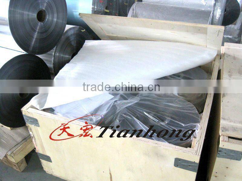 Metallized PET used as flexible duct manufacturing material