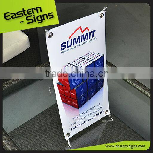 22x40cm Desktop Mini X Banner Stand