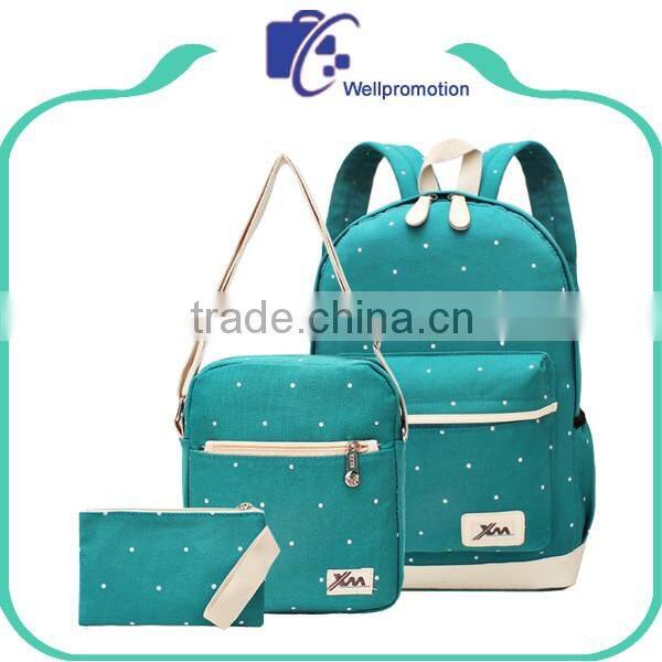 Wholesale multifunctional school backpack children / girl polyester backpack