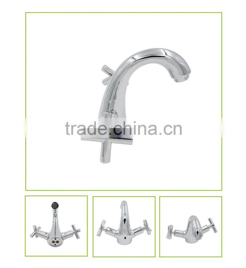 For Bathtub Triple Handle Shower Faucet Taps