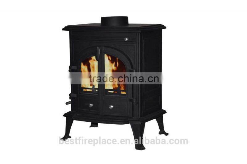 Contemporary Wood Burning Stove with back bolier