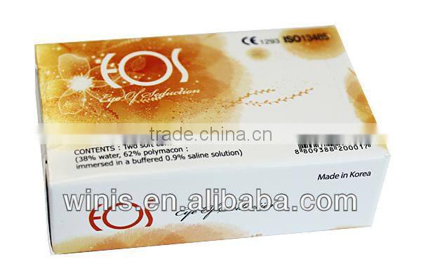 New arrivals 6 colors korea EOS Briller cosmetic cheap contact lenses from china