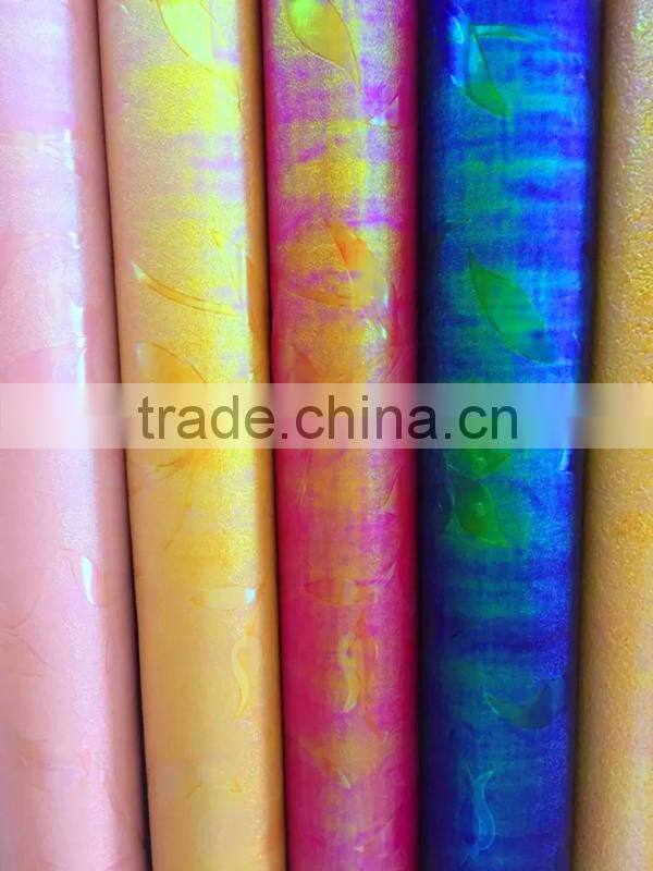 Fashionable PVC leather for Jewelry Box & decoration usage