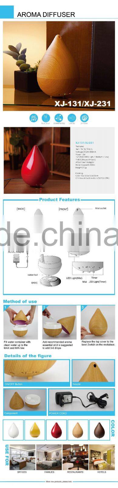 Aroma decorative electric ultrasonic aromatherapy essential oil diffuser wholesale
