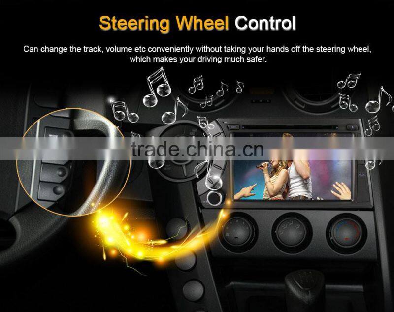 7 inch quad core android 4.4 car navi gps for Kyron with Radio bluetooth +16G ROM