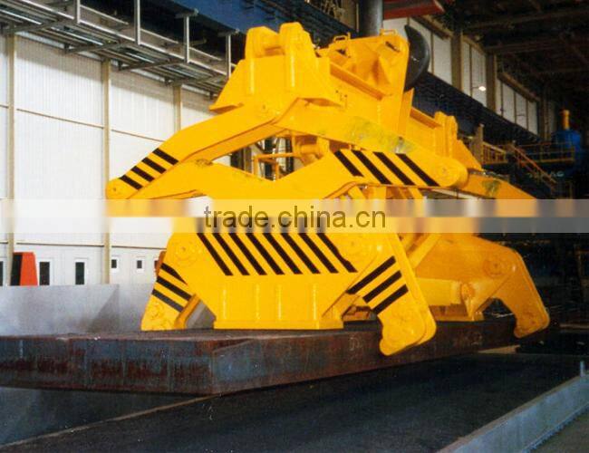 slab clamp with hook lifting steel plate