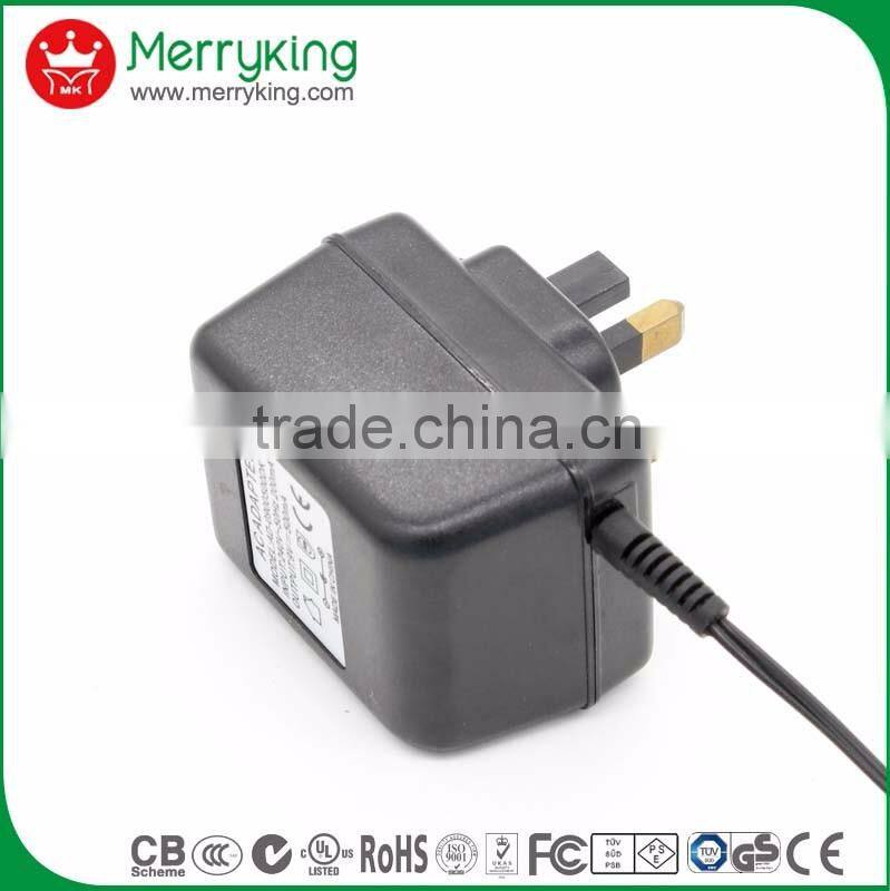 wall plug 6vac 300ma 500ma linear power supply with ul ce pse kc