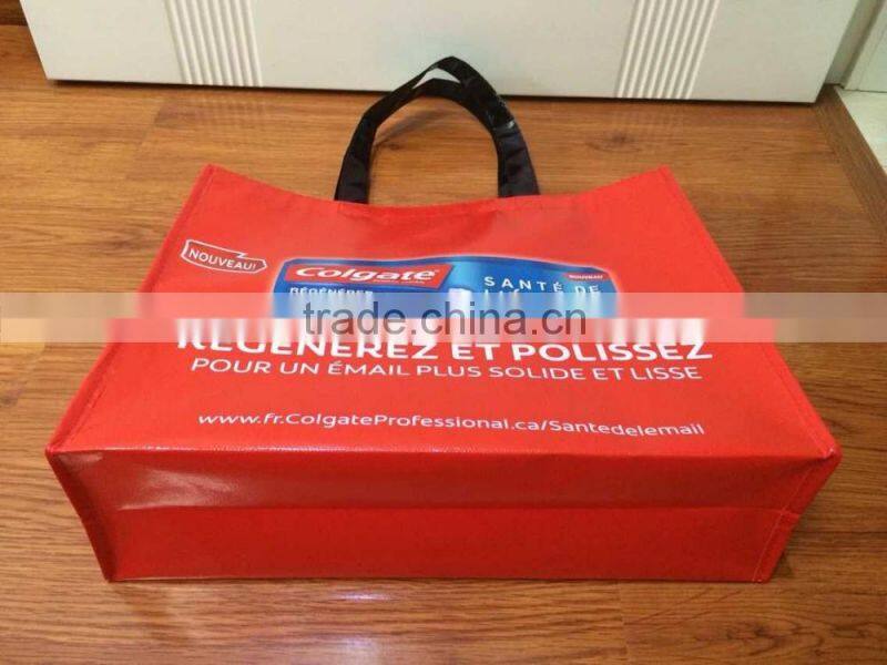 Customized recycle pp woven carry bag,top quality brand bag