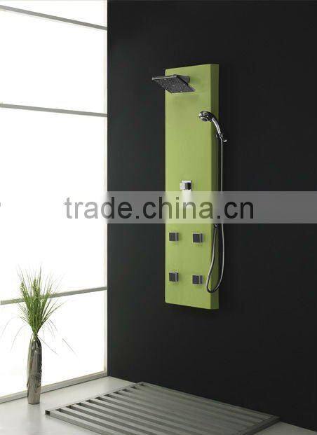 shower panel, bathroom shower,full pink