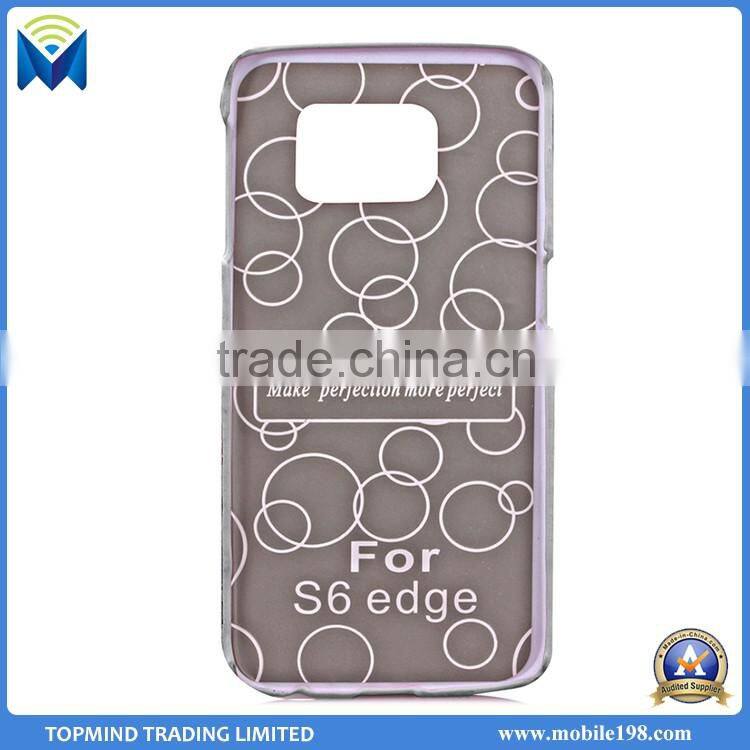 New Style Mobile Phone Case for Samsung Galaxy S6 Edge PC Case