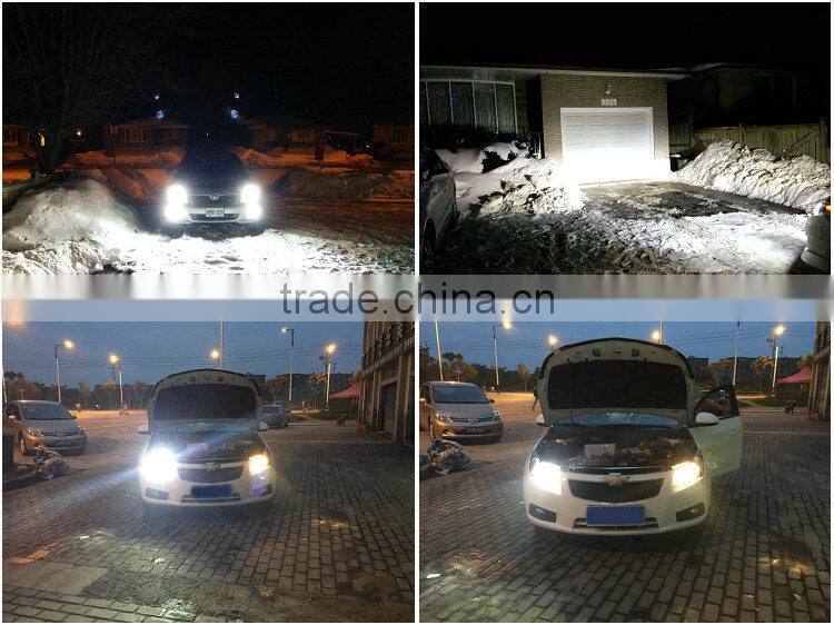 4500LM high low beam 45W led car headlight H4,led headlight bulb with H4 H7 H8 H9 H11 H10 9004 9005 9006 9007