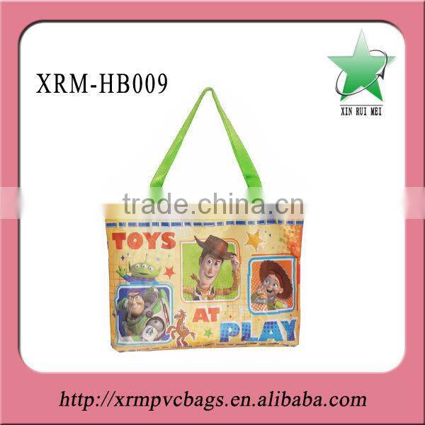 Blue waterproof nylon tote bag wholesale