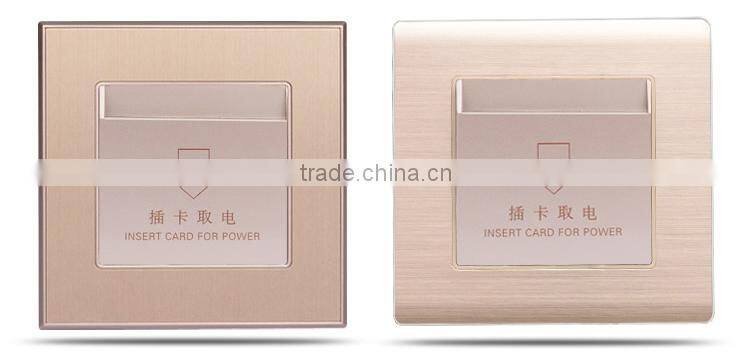Wall mount 30a insert card key power switch for hotel