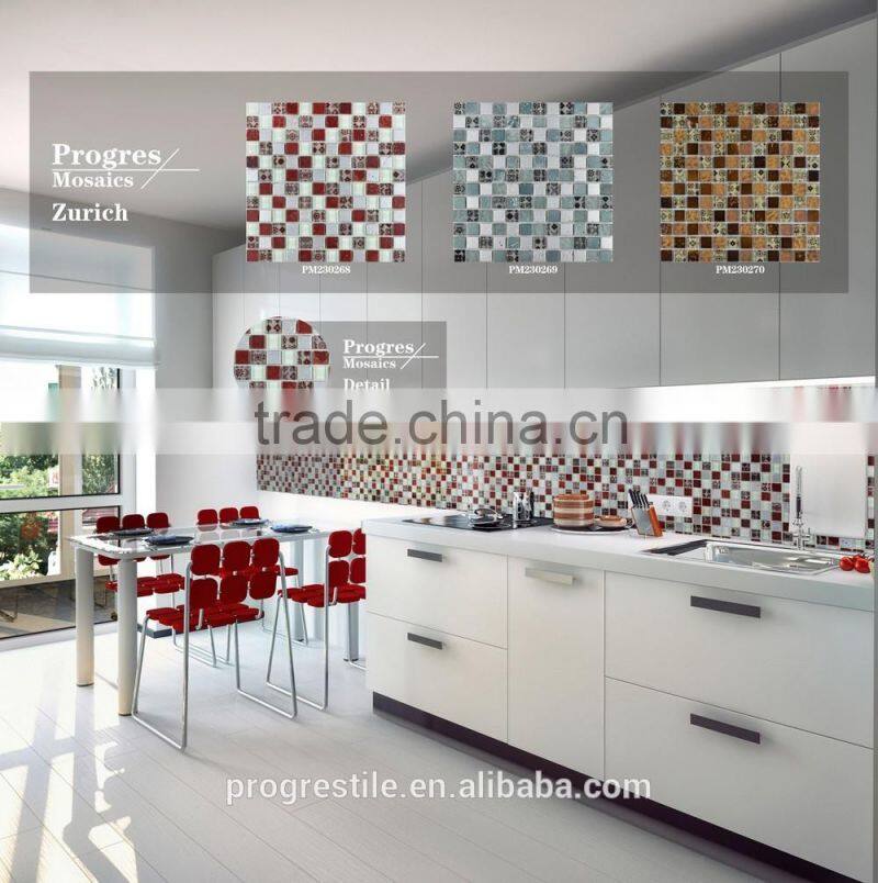 flower pattern mosaic tile for home decoration(PM230268)