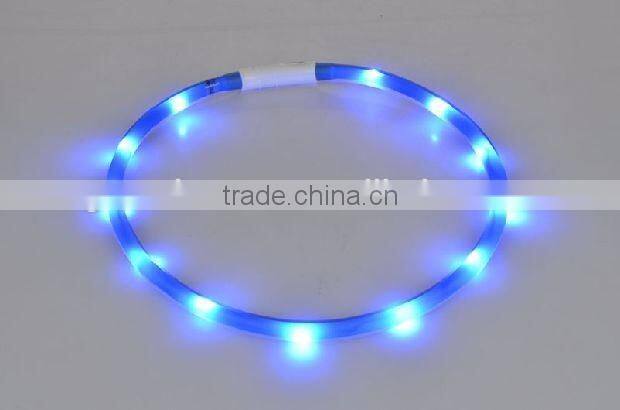 New Usb Rechargeable Led Flashing Dog Collar