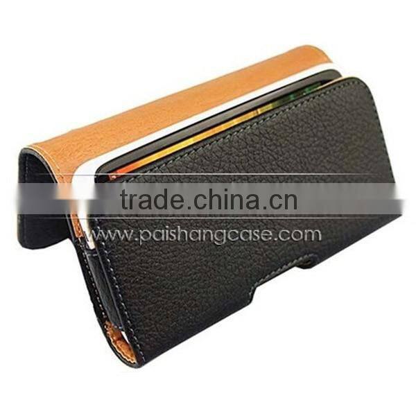 Holster belt clip grain PU leather case cover for Galaxy S2 size